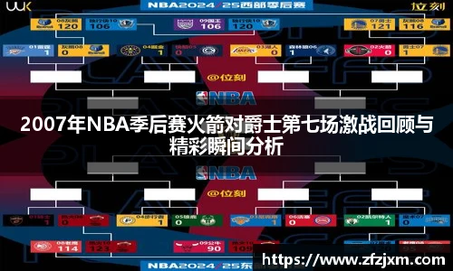 2007年NBA季后赛火箭对爵士第七场激战回顾与精彩瞬间分析